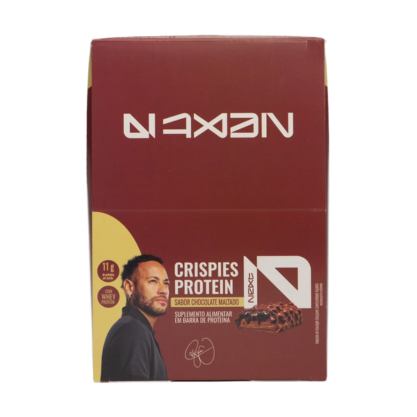 KIT 12 Barras de Proteína Crispies Chocolate Maltado Next10