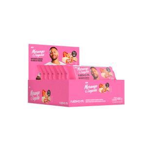 Kit 12 Barras de Proteína Morango com Iogurte 40g - 11g de Proteína l Next10™