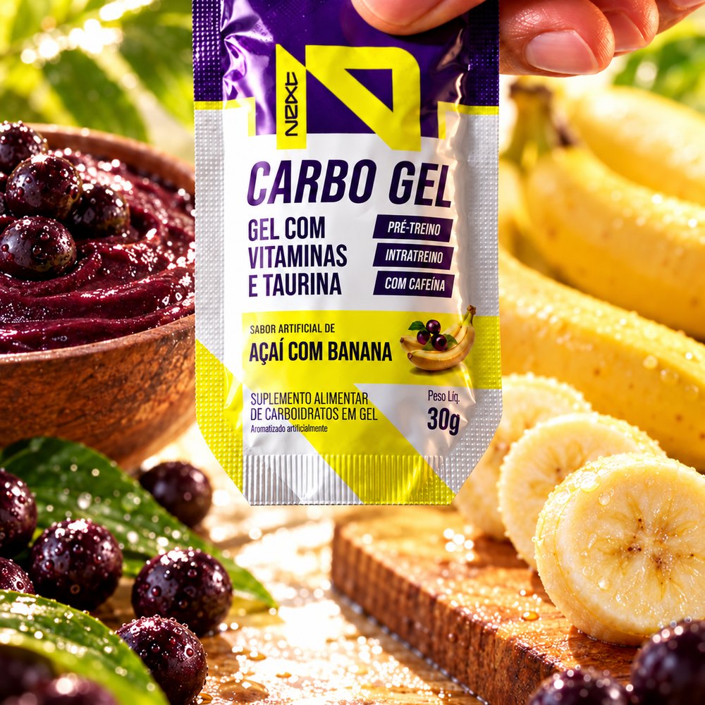 Carbo Gel Açaí com Banana