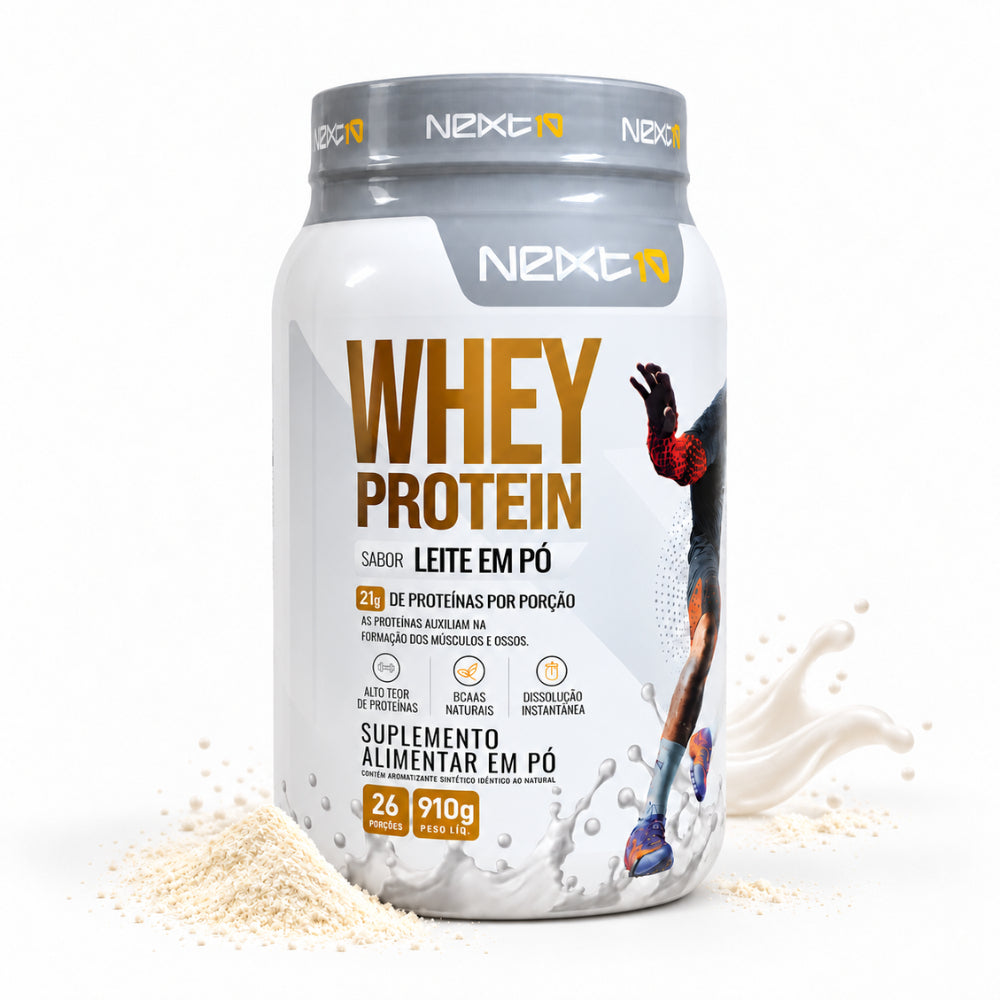 Whey Protein 910g - Leite em Pó (embalagem)