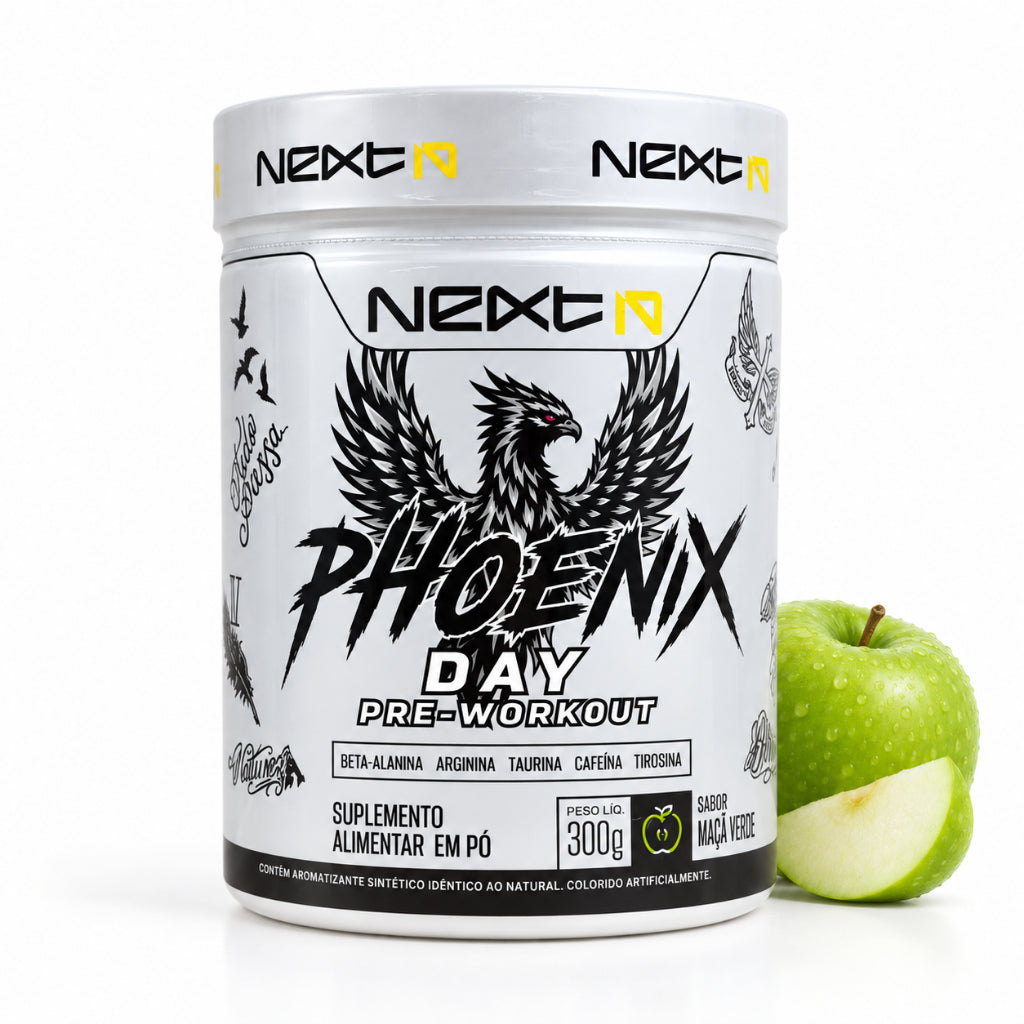 Pré-Treino Phoenix Day 300g - Maçã Verde (embalagem)