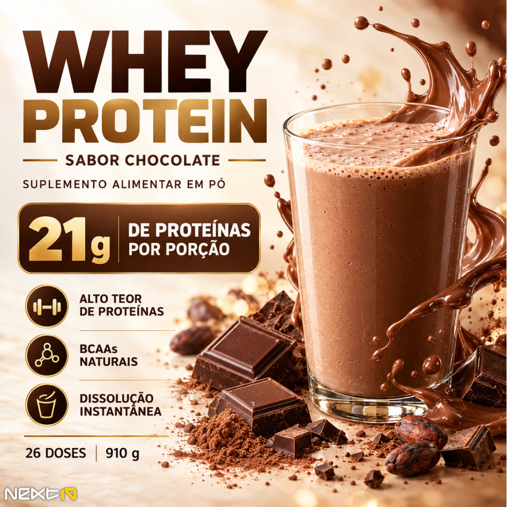 Whey Protein 910g - Chocolate (imagem 2)