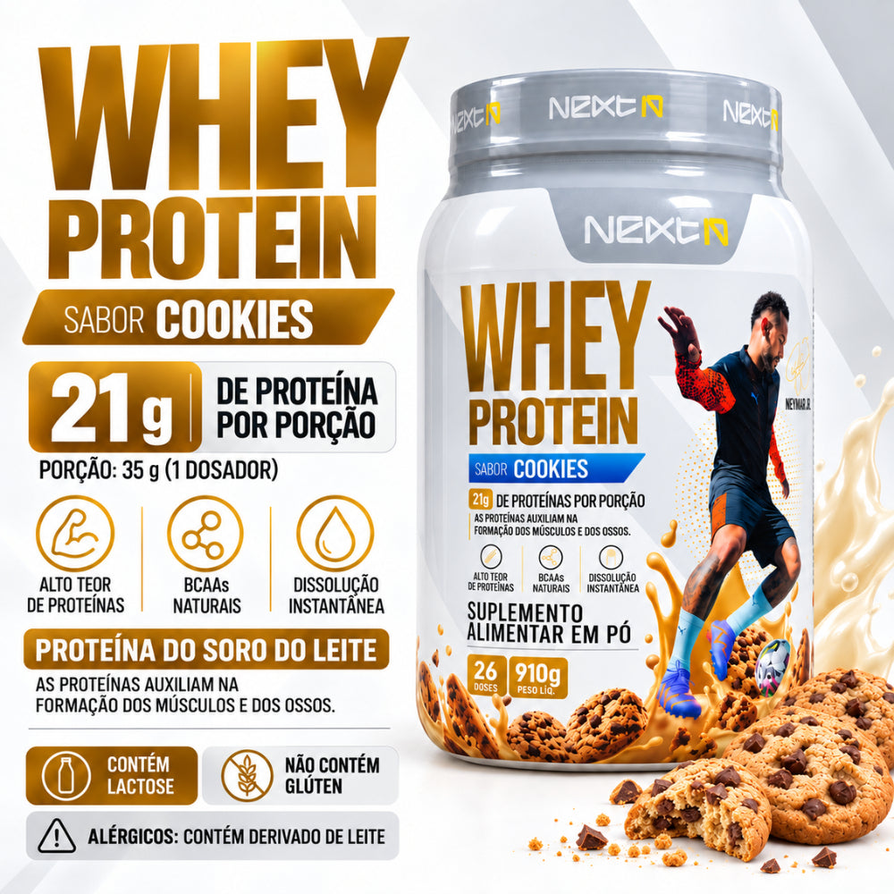 Whey Protein 910g - Cookies (imagem 2)
