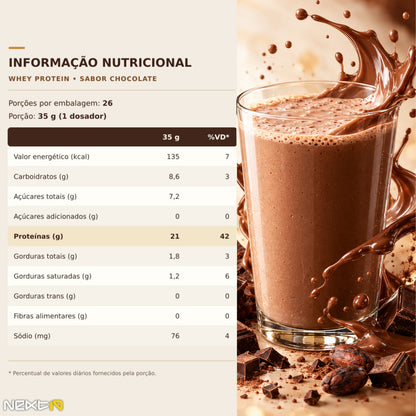 Whey Protein 910g - Chocolate (imagem 3)