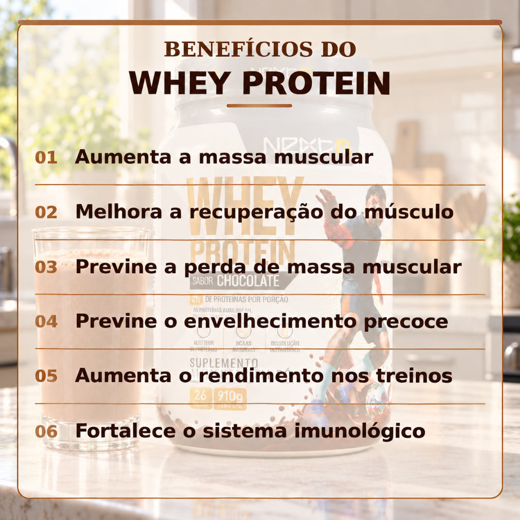 Whey Protein 910g - Chocolate (imagem 4)