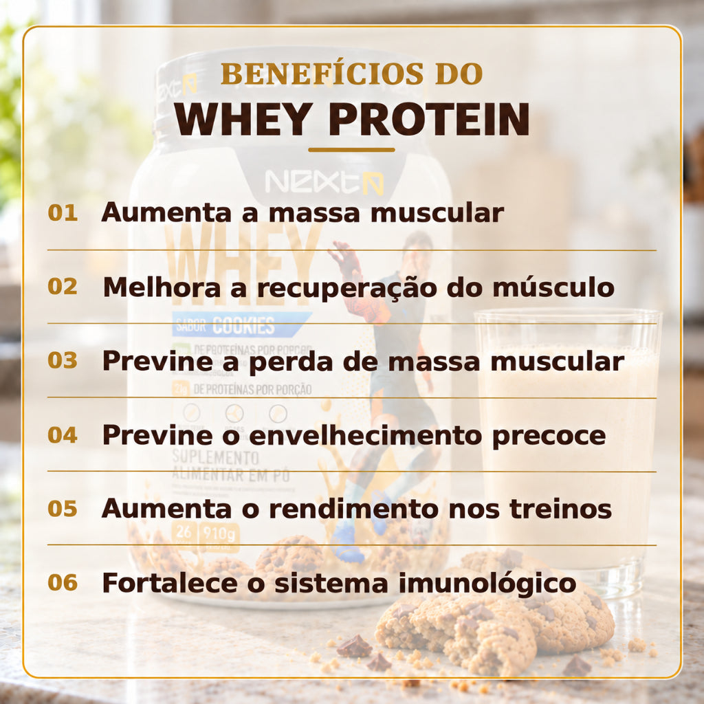 Whey Protein 910g - Cookies (imagem 4)