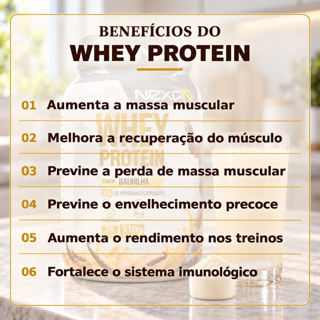 Whey Protein 910g - Baunilha (imagem 4)
