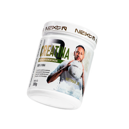 Creatina Monohidratada 100% Pura Sem Sabor 300g Next10 - angulo