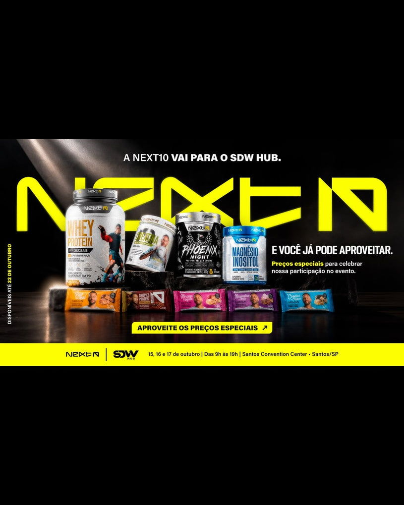A Next10 vai para o SDW Hub, 15 a 17 de outubro, Santos Convention Center. Preços especiais até 22 de outubro