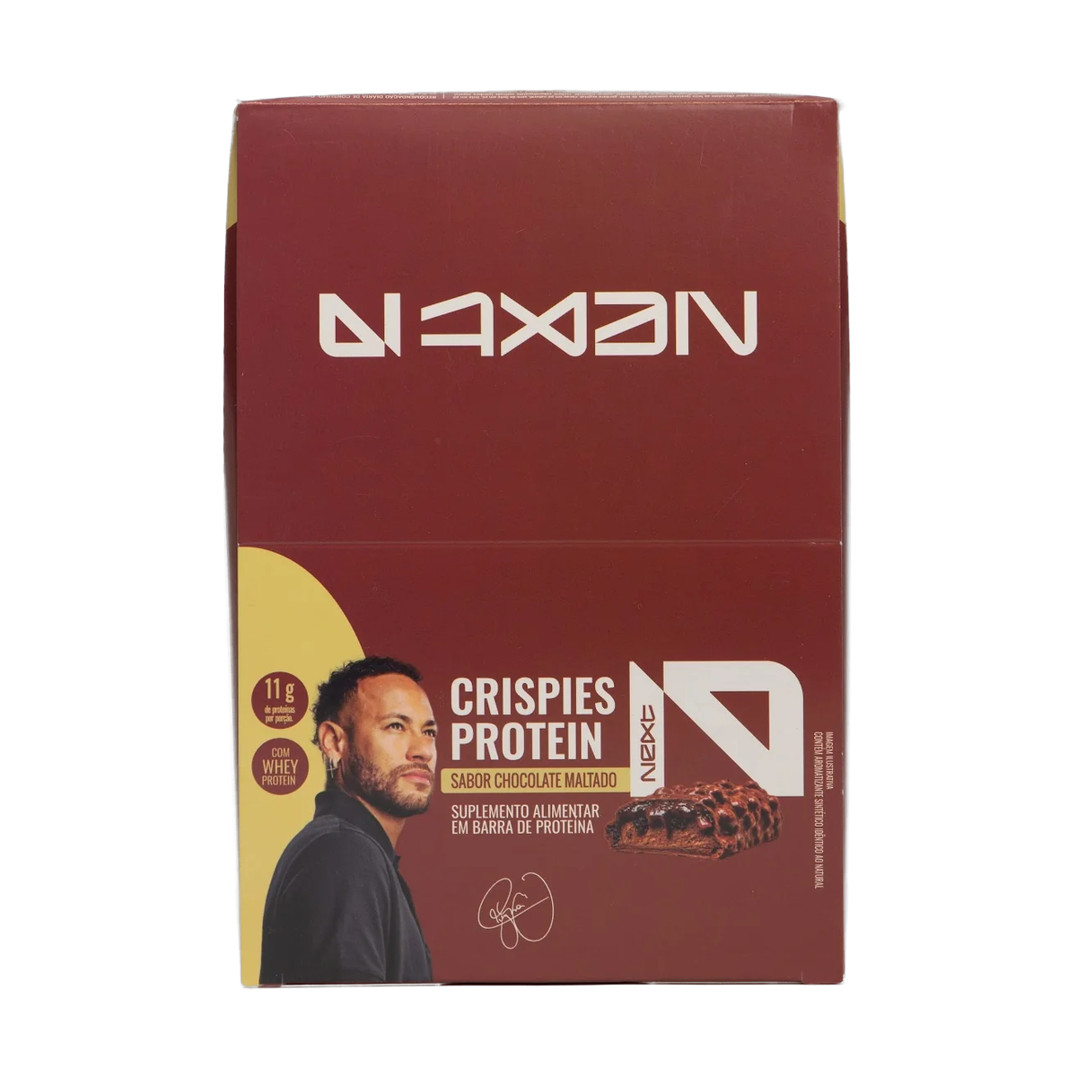 KIT 12 Barras de Proteína Crispies Chocolate Maltado Next10