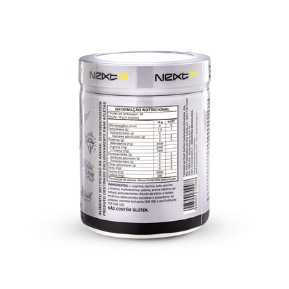 Pré-Treino Phoenix Day Maçã Verde 300 g (rótulo e tabela nutricional)