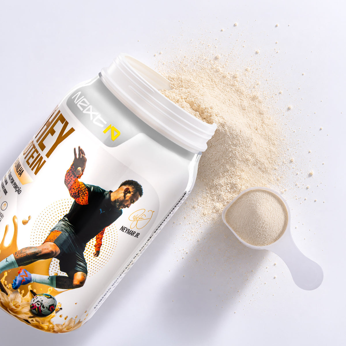 Whey Protein Baunilha 910 g (detalhe)