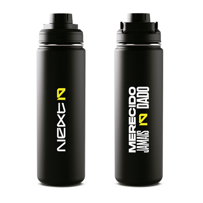 Garrafa Térmica Merecido 700ml Next10 - Preto