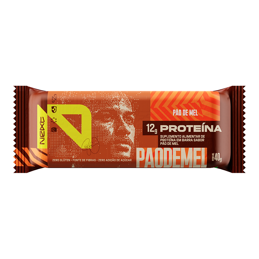 Barra de Proteína Next10 40g sabor Pão de Mel