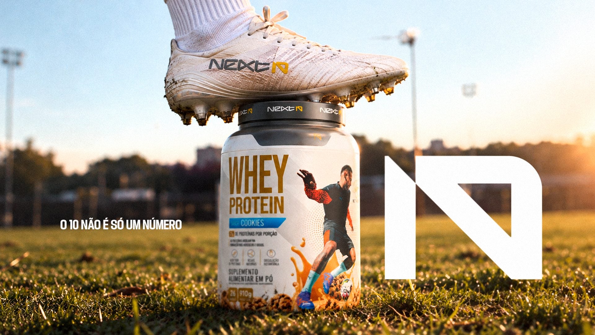 Whey Protein Next10 em campo — O 10 não é só um número