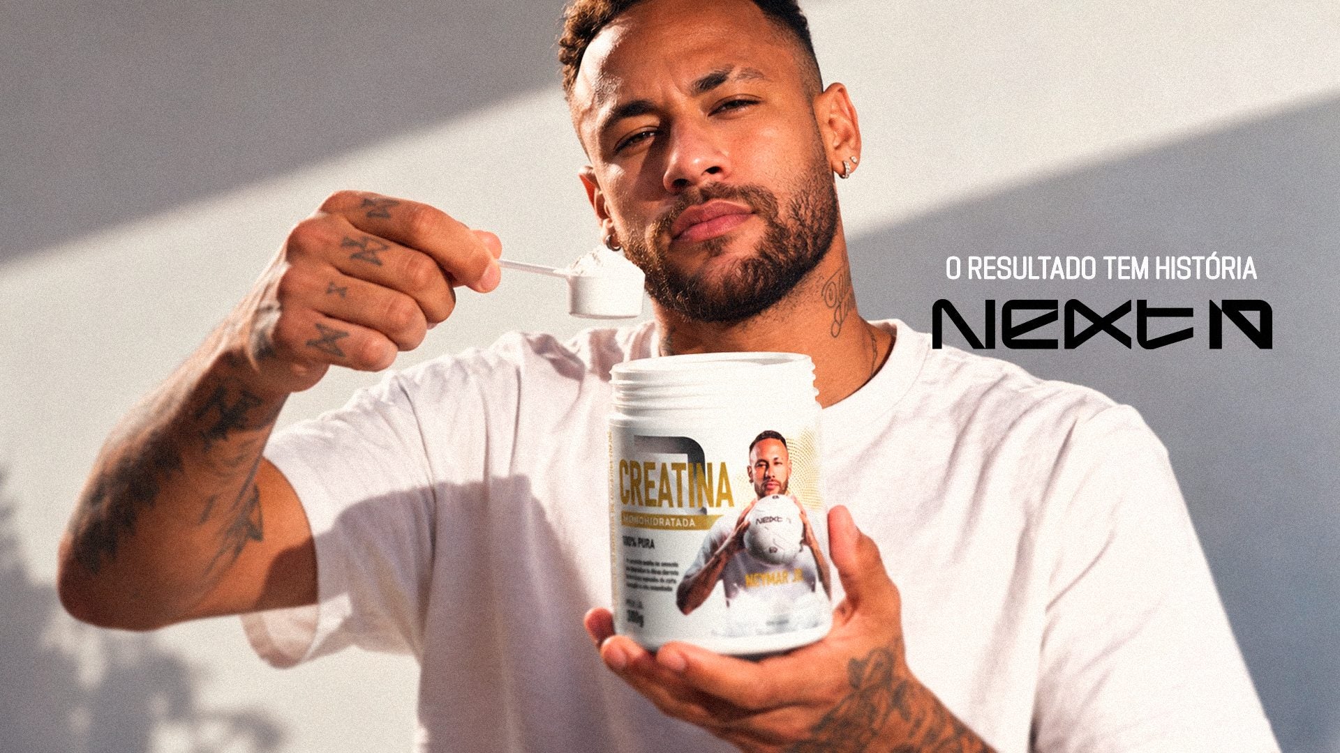 Neymar Jr. com a creatina Next10 — O resultado tem história